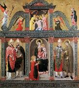 DOMENICO DA TOLMEZZO St Lucy Altarpiece (Pala di S. Lucia) eth oil painting picture wholesale